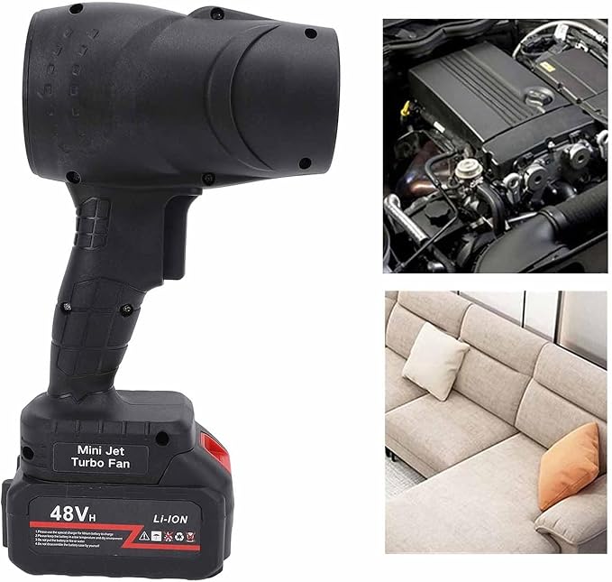 48V – Compact Lithium Turbo Blower with Handheld Power